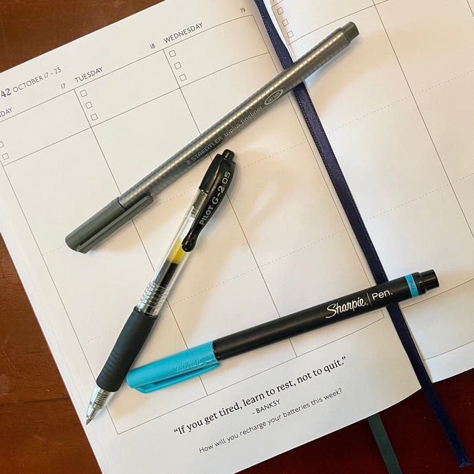 Our 7 favorite pens for writing in your planner