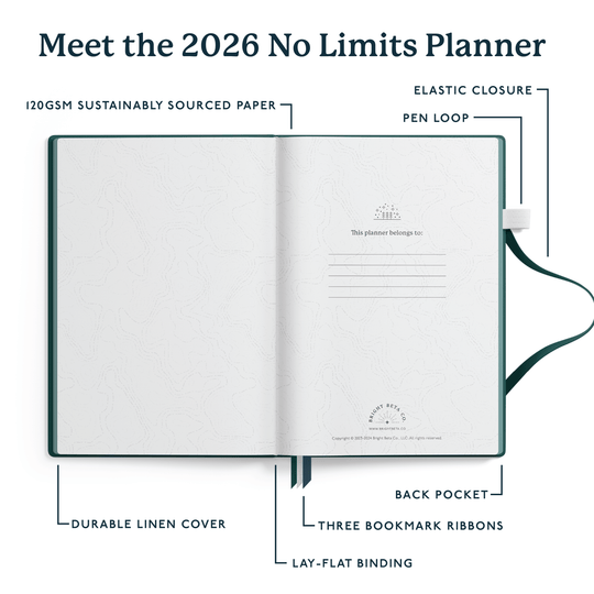 2026 Weekly No Limits Planner - PREORDER - Bright Beta Co.