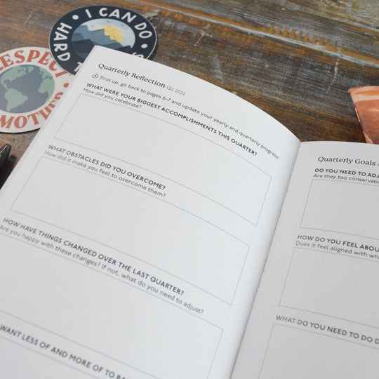 2027 No Limits Planner Quarterly Reflection