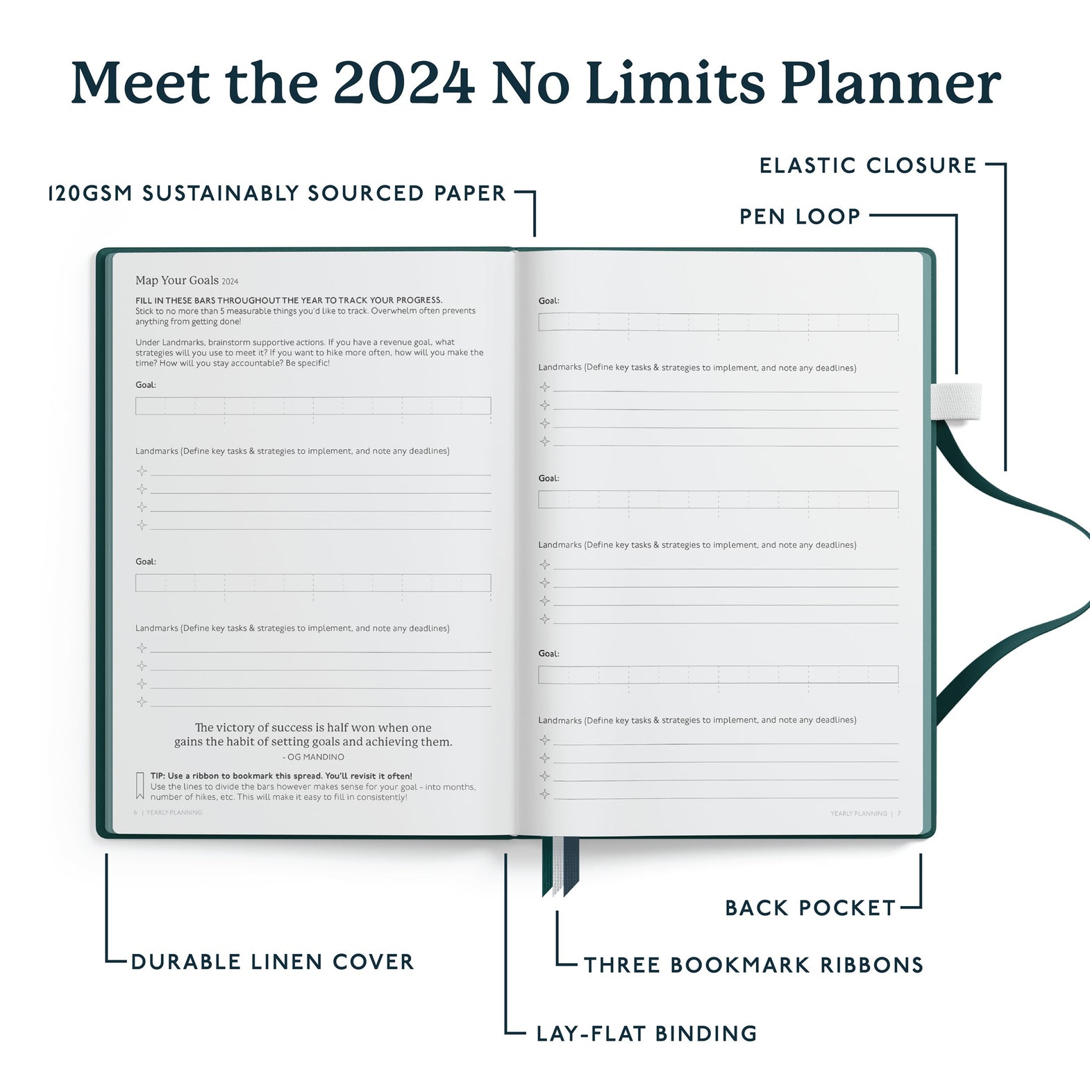 2024 Weekly No Limits Planner - Bright Beta Co.